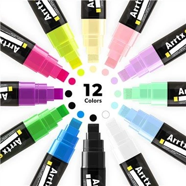 Art 30 Colors akryylimaalauskynät kalliomaalaukseen